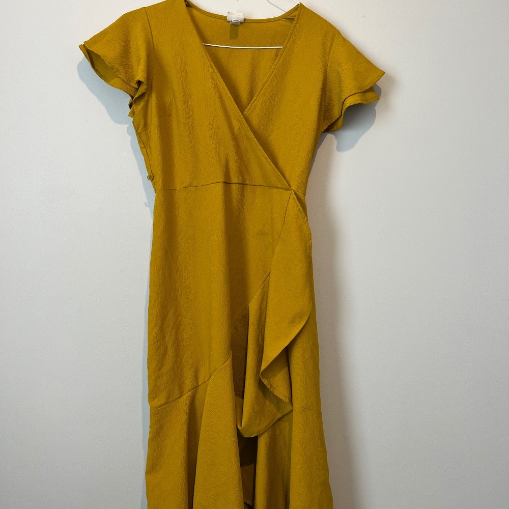 Yellow summer dress